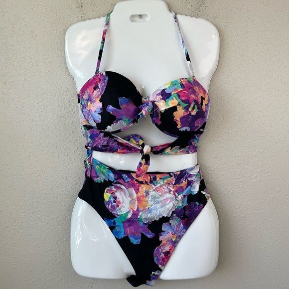 NWOT Bar III One Piece Swim Suit Size L - Picture 1 of 4